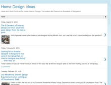 Tablet Screenshot of homedesignbangalore.com